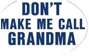 Knockout 278 'Don't Make me Call Grandma' Hitch Cover