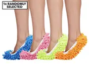 1 Pair Foot Mop Cleaner Lazy Floor Dusting Shoe Slipper Cover Polishing Clean