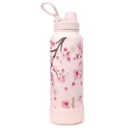 AquaFlask Sakura 2 1.18L (40oz) Water Bottle - Pink , Keeps Drinks Cold for 24 [AF-ZC11]