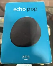 Amazon Echo Pop Smart Speaker - Charcoal New In Box Alexa, Bluetooth, HandsFree