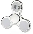 Silver LED Glow in the Dark Fidgit Finger Spinner Toy