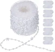 20m Vertical Blind Chain - Vertical Blind Accessories And 5 Blind Cord Connectors - Bottom Vertical Blind Chain For 89mm Slats