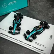 Spark 1/64 Mercedes-AMG F1 W15 Singapore GP 2024 2-pc Set Hamilton & Russel Y299