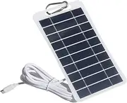 Doorbell Solar Charger Panel - Weatherproof Powers Source, USB Solar Charging Kit | Adjustable Solar Panel, Long Lasting Energy Plate for Ring Video Camera and Outdoor Smart Home Appliances