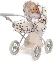 SKRÅLLAN 13101400 13-1014-00 Doll’S PRAM, Begie & Grey