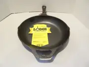 LODGE 10" Cast Iron Chef Skillet NEW Pre-Seasoned #LCS3 Made in USA