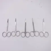 5 Pack Medline Centurion Iris 66450 Sharp/Sharp Straight Scissors 4-1/2" OAL