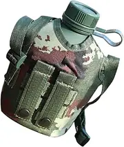 Sosoport Aluminum Outdoor Kettle Canteen Insulated Non-Slip Portable Perfect for Hiking