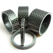 5x Bike Carbon Fiber Headset Fork Spacer Gasket Front Fork Washer