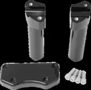 DS Blk 6 Buffalo Straight Handlebar Riser Top Clamp Kit Super Glide 74-94