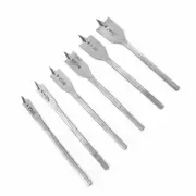 6pcs 3/8 to 1 inch Set Spade Drill Bits Flat Timber Wood Boring Drilling SAE new