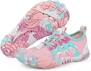 [ANYUETE] Water Shoes for Kids Boys Girls Aqua Socks Barefoot Beach Sports Swim Pool Outdoor Lightweight Quick Dry Little Big Kid