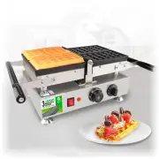 ALDKitchen Belgian Waffle Maker Thick | Swing Type | 2 Square-Shaped Waffles