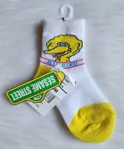 Vintage New With Tags Sesame Street Big Bird Infant Socks Size Medium
