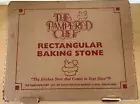 NEW Pampered Chef Stoneware Baking Cookie Sheet 12"x15" Rectangle NEVER USED
