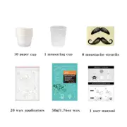 Nose Ear Hair Removal Wax Kit Sticks Easy For Mens Nasal Waxing Strip Remover