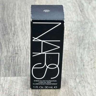 NARS BENARES Sheer Glow 6415 Dark 3 FOUNDATION LIQUID 1.0 OZ (30 ML) - NEW