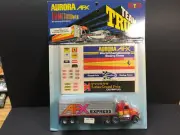 AFX TOMY ~RARE~ Lighted TRUCK & RACING TEAM Decals NEW on CARD Aurora HO L@@K