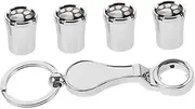 MUELODSIC 1 Set Tire Valve Stem Caps Elegant Plated Finish Compact and Lightweight Design Easy to Install Vehicle Accessories for Car and Bicycle