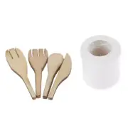 1:12 Dollhouse Mini Wooden Spatula Fork Whisk Jar Set Doll Kitchen De@jx