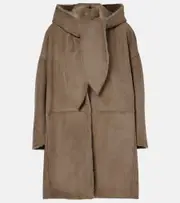 [The Row] The Row Parnasse shearling-lined suede coat AU 10 brown