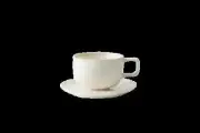 Oneida L6800000500 Luzerne Knit White Body 5.5" Diameter Porcelain Saucer 4 Dz