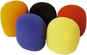 ERINGOGO 5pcs Handheld Stage Microphone Windscreen Covers Durable High Density Random Colors for Ktv Karaoke Conference Rooms and Stage Performances Random Color