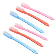 6PCS Manual Hard Bristles Toothbrush Premium Hard Bristles Toothbrush for Adult