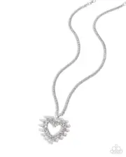 Paparazzi Jewelry~ Perfectly Prim~ White Necklace
