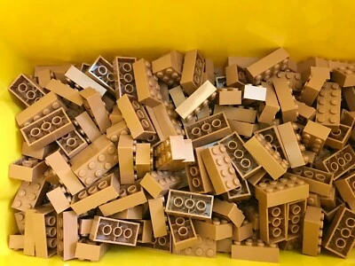 LEGO- NEW-#3001-MEDIUM NOUGAT- 2 x 4 BRICKS-20 BRICKS