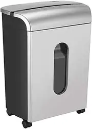 10-Sheet Super Micro Cut High Security Level P-5 Heavy Duty Paper/CD/Card Ultra Quiet Shredder for Home Office by Running