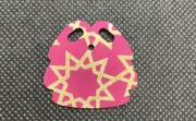 LEGO New Minifigure Magenta Mini Doll Skirt Cloth Friends with Gold Stars