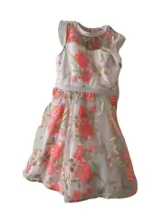 Sequin Hearts Big Girls Embroidered Illusion Dress NWT SZ 14 Sweet Spring Floral