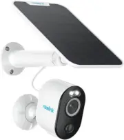 Reolink Spotlight Battery/Solar Powered Wireless Security Camera, 2.4/5GHz Du...
