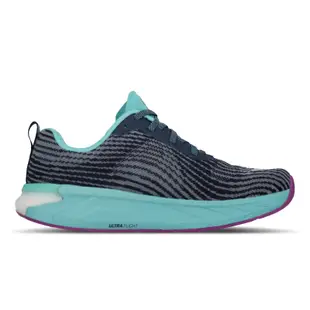 Skechers 慢跑鞋 Go Run Forza 4 運動 女鞋 輕量 避震 緩衝 路跑 橡膠大底 灰 藍 128095NVMT 25cm NAVY/MULTI