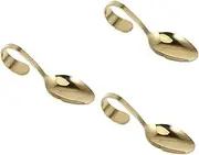Cabilock Pcs Hotel Grade Gold Cutlery Spoon Stainless Steel Serve Soup or Appetizers for Special Events