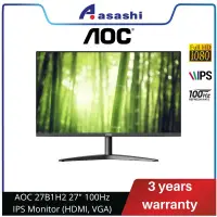 在飛比找蝦皮購物優惠-Aoc 27B1H2 27" 100Hz IPS 顯示器(H