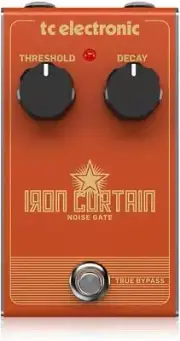 TC Electronic Analog Noise Gate Pedal Guitar Effector IRON CURTAIN NOISE GATE