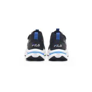 FILA Engine 男 旋鈕式鞋帶 快速穿脫 免綁鞋帶慢跑鞋 -黑色 (1-J312Y-083)