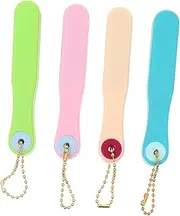 HAKIDZEL Mini Glass Nail Files Set 4 Pieces Nail Shaping Tool Perfect for Grinding Polishing