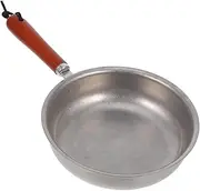 GREENADSCAPE Space-Saving Stainless Steel Mini Pot Nonstick Frying Pan Heat Resistant Deep Pot Kitchen Gadget
