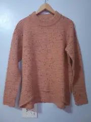 NWT Sundance Pink Flecked “Hannah Pullover” Size L