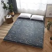 Floor Mattress Futon Sleeping Pad, Single/Double/King Size Foldable Portable Japanese Futon Mattress for Students, Massage, Yoga, Camping