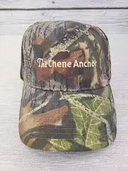 Mossy Oak New Camo Hat Cap mesh Adj. hook and loop Strap The Chene Anchor
