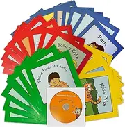 Learning Dynamics 53 Decodable Reading Books & Music CD – Basic Learn How to Read Books for 4-7 Year Olds – Teaches Phonics, Words & Reading – Includes 53 Unique Books to Start Reading