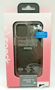 New Speck Presidio Perfect Clear MagSafe Antimicrobial case Apple iPhone 12 mini