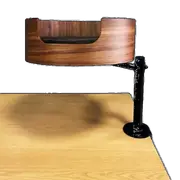 Desk Nest Cat Bed - The Purrfect Cat Bed for Your Desk - Walnut