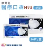 MOTEX摩戴舒 N95口罩 蚌型 一盒20入 摩戴舒N95醫用口罩 醫療口罩 台灣製 符合CNS14774標準 醫用