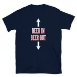酒精酒大學生派對啤酒進啤酒短袖T恤