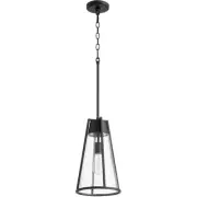 Quorum International 826-69 Fort Worth Mini Pendant Noir
